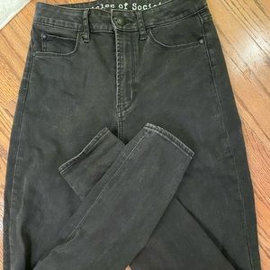 Articles of Society Black High Waisted Jeans